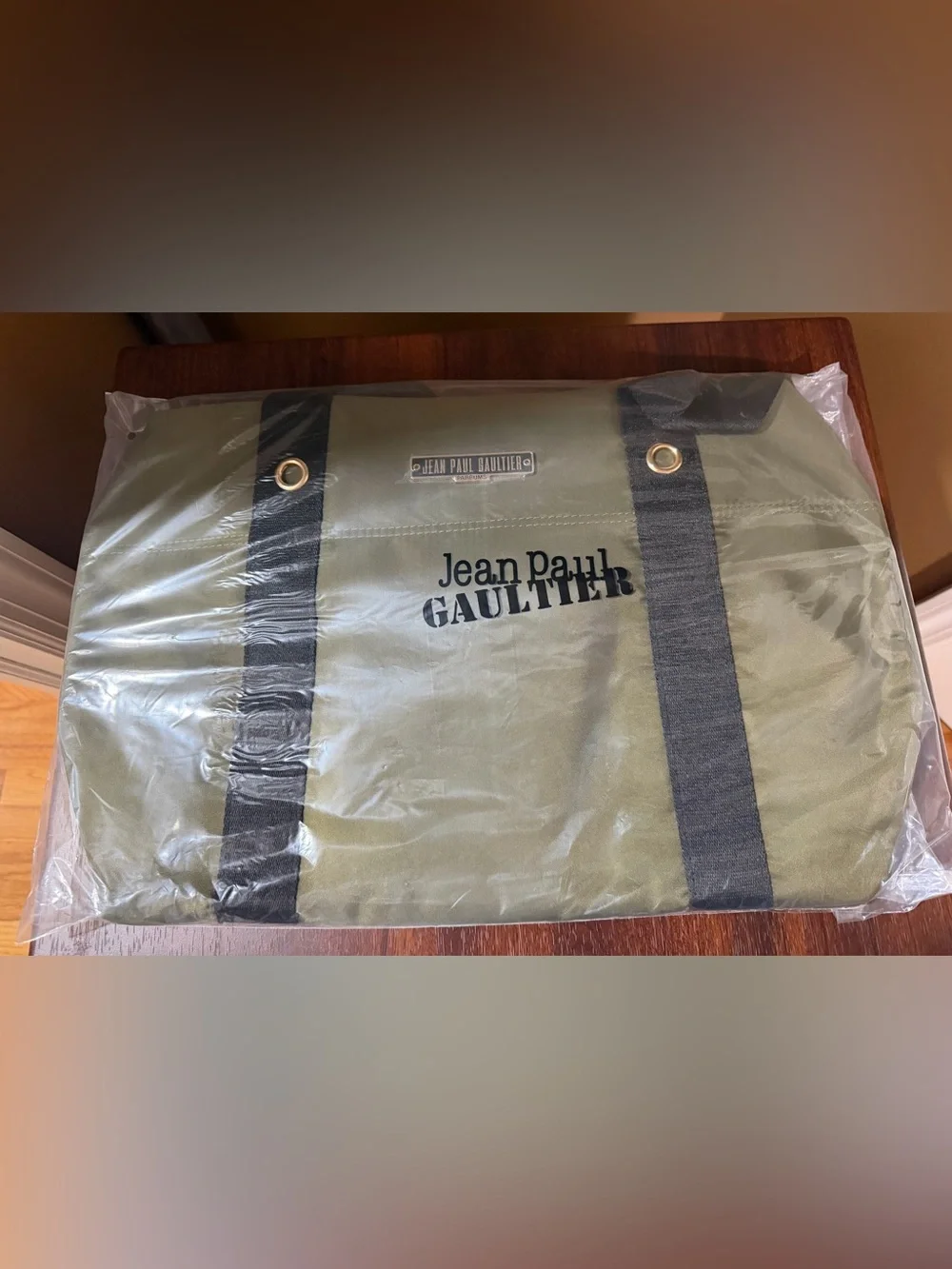 Jean Paul Gaultier Olive Green Duffel  / 11 pieces man. NWT